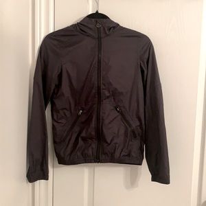 Black Ivivva by Lululemon rain jacket. US size 10.